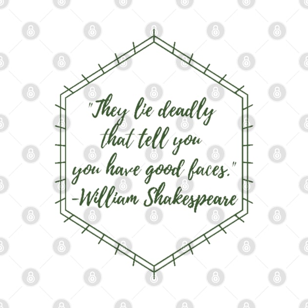 Shakespearean Insults: Good Faces by JenLyn Designs