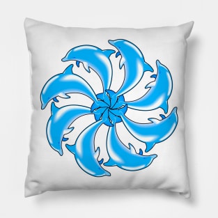 Keep Swimming - Spiral Pillow