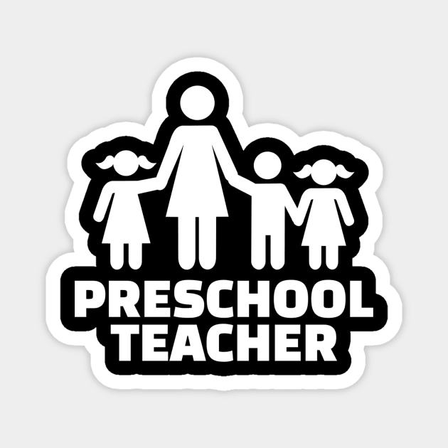 Preschool teacher Magnet by Designzz