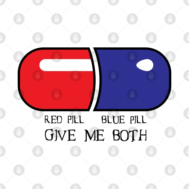 Red Pill or Blue Pill or Both by MonkeyBusiness