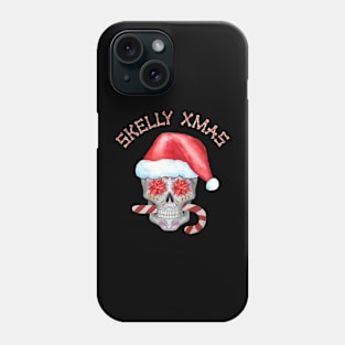 skelly xmas skull christmas Phone Case