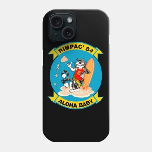 F-14 Tomcat - Aloha Baby - Rimpac'84 - Clean Style Phone Case