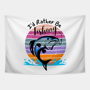 I'd Rather Be Fishing Tapestry