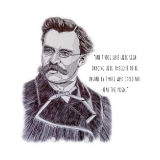 Friedrich Nietzsche quote about perspective T-Shirt