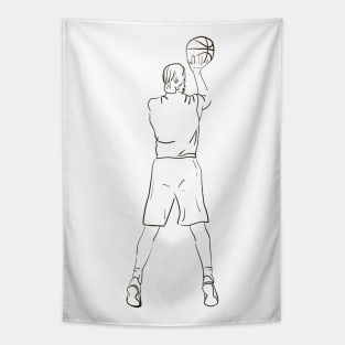 Basketball Player #3 Tapestry