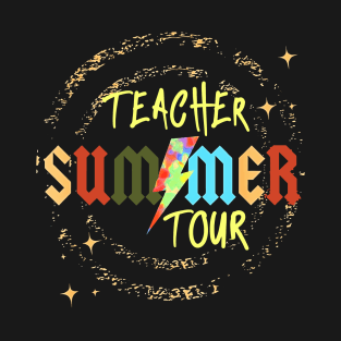Teacher The Freedom Tour 2024 Summer Last Day of School T-Shirt
