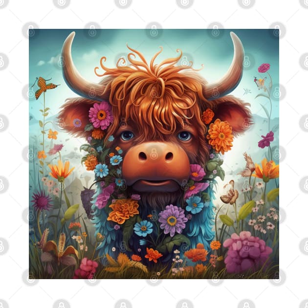 Highland Cow by TooplesArt