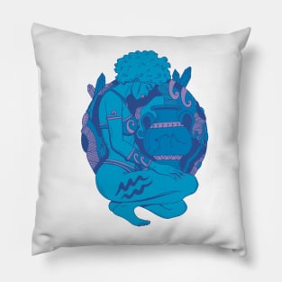 Mountain Blue Aquarius Beauty Pillow