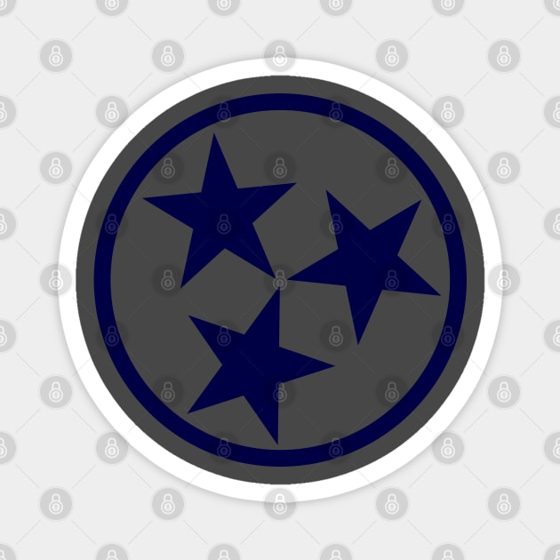 Tennessee State Flag Dark Navy Magnet by ilrokery