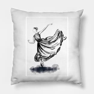 The dancer. Artwork by Annalisa Amato Pillow