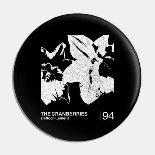 The Cranberries / Minimalist Graphic Design Fan Art Pin