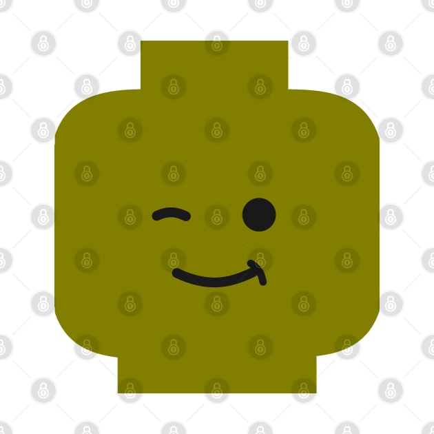 Minifig Winking Head by ChilleeW