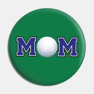 Golf Mom Blue Pin