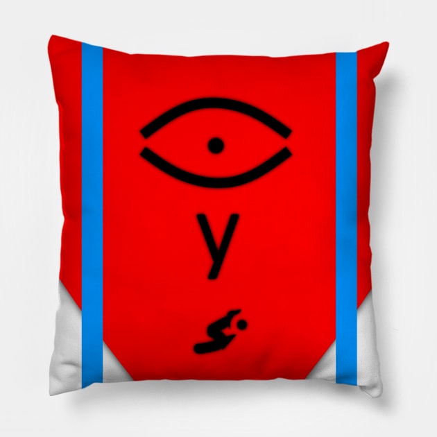 My heart is watching Pillow by FranciscoCapelo