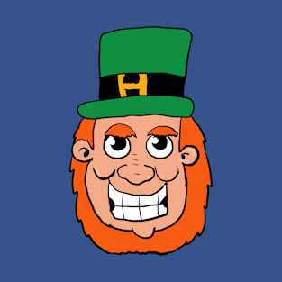 Cartoon Leprechaun Head 1 T-Shirt