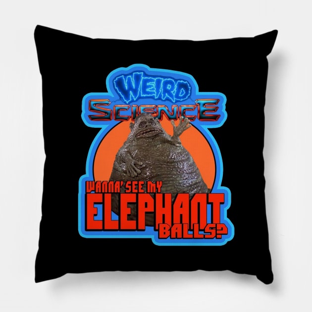 Weird Science Pillow by BergeronArt