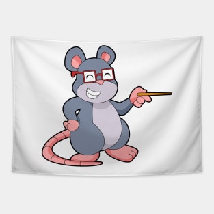 Mouse Teacher Pointer Tapestry