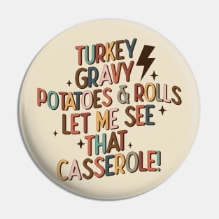 Turkey Gravy Potatoes & Roll Pin