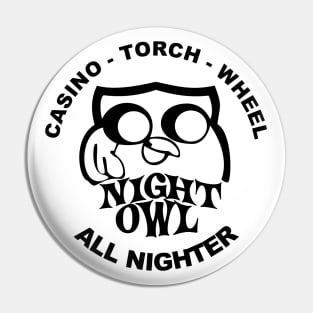 Northern soul night owl Pin