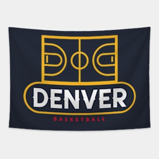 Denver Basketball Tapestry