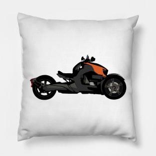 Can Am Ryker Orange Blaze Pillow