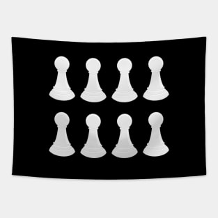 White Pawns Tapestry