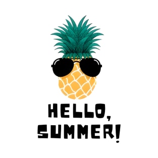 vintage-hello summer-pineapple T-Shirt