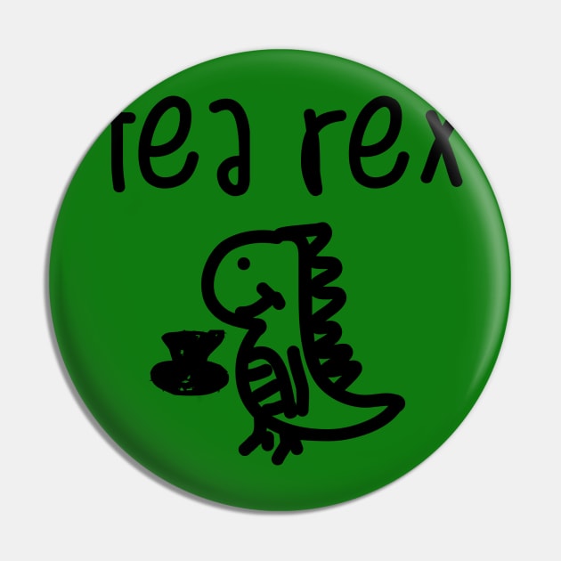 Tea Rex Pin by Carol Oliveira