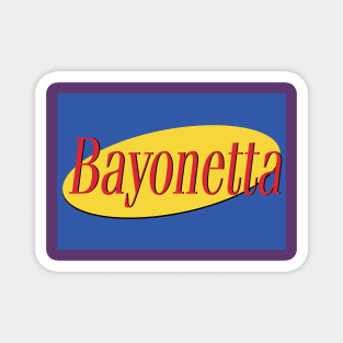 Bayonetta Seinfeld logo! Magnet