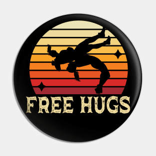 free hugs : funny wrestling girl Pin