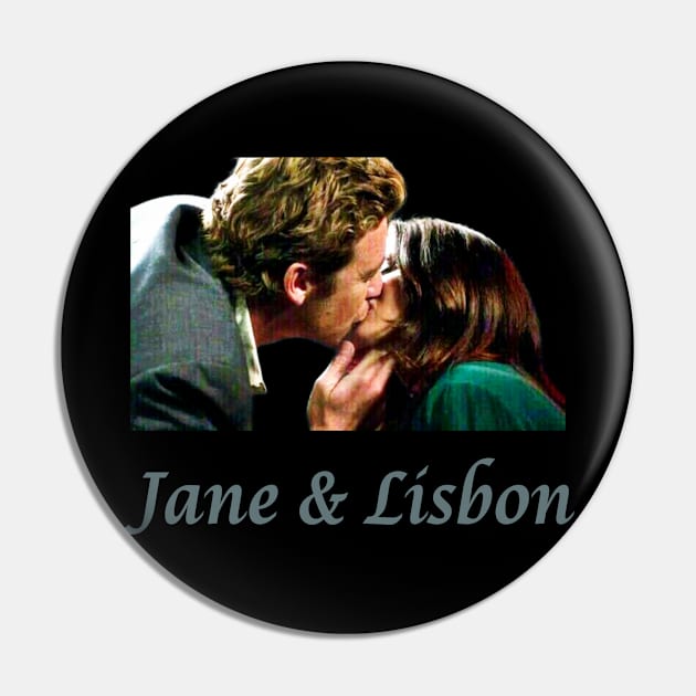 Jane and Lisbon | The Mentalist Pin by Singletary Creation