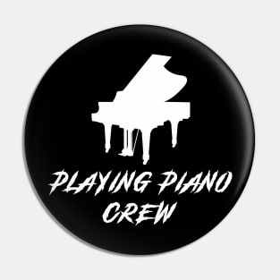 Piano Crew Awesome Tee: Tickling the Ivories with Humor! Pin