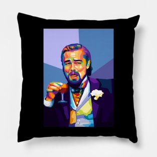 Laughing Leonardo Dicaprio Meme Pop Art Pillow