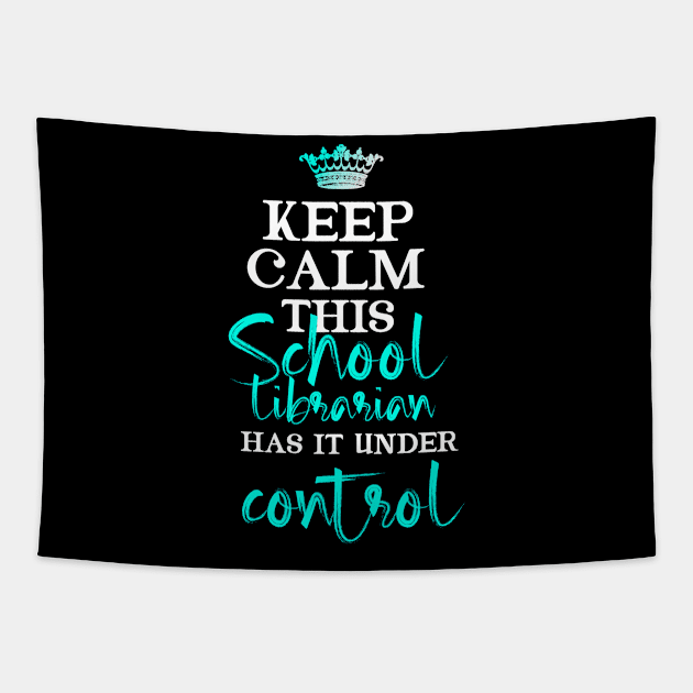 School Librarian Quote Tapestry by TheBestHumorApparel