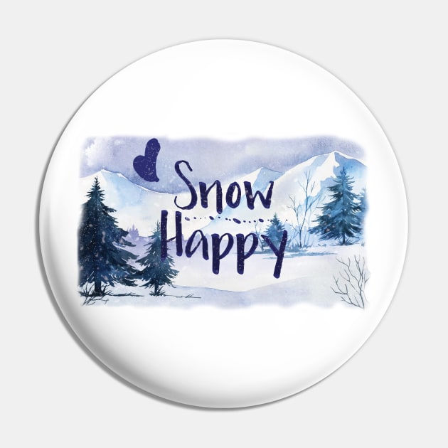 Snow Happy for Winter Lovers Pin by lakeeffectselects