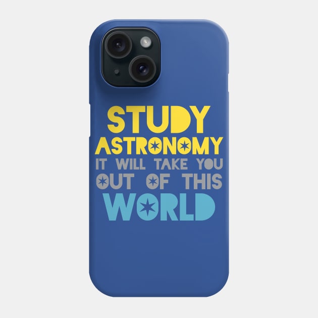 Study Astronomy Phone Case by oddmatter