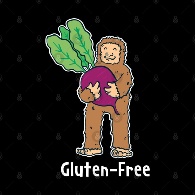 Gluten Free Diet - Big Foot Carrying Beetroot by maxdax