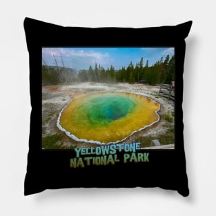 Yellowstone National Park - Morning Glory Pool Pillow