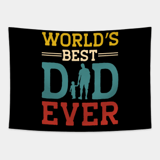 World's Best Dad Ever Tapestry