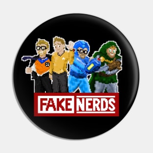 Fake Nerds 8-Bit Pin