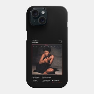 Anita Baker - Rapture Tracklist Album Phone Case