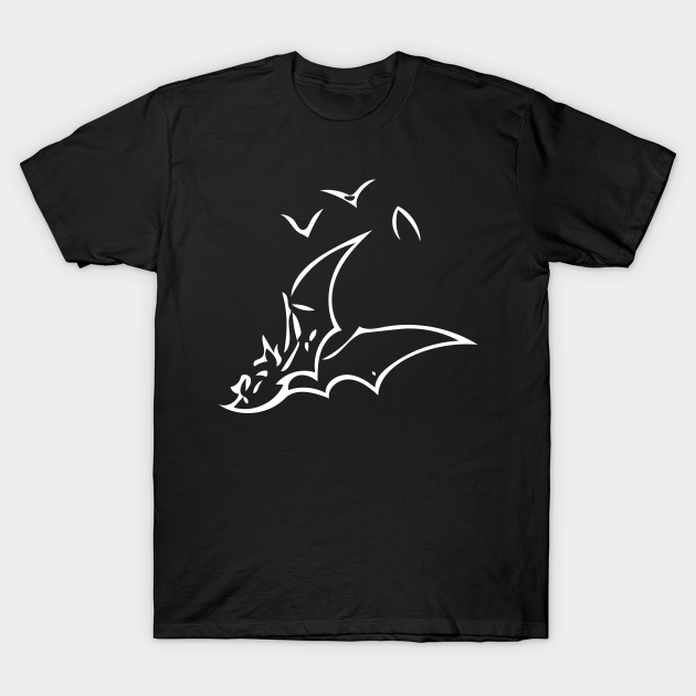 Discover Minimal Bats (light) - Bats - T-Shirt