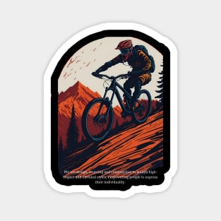 Downhill bike Magnet