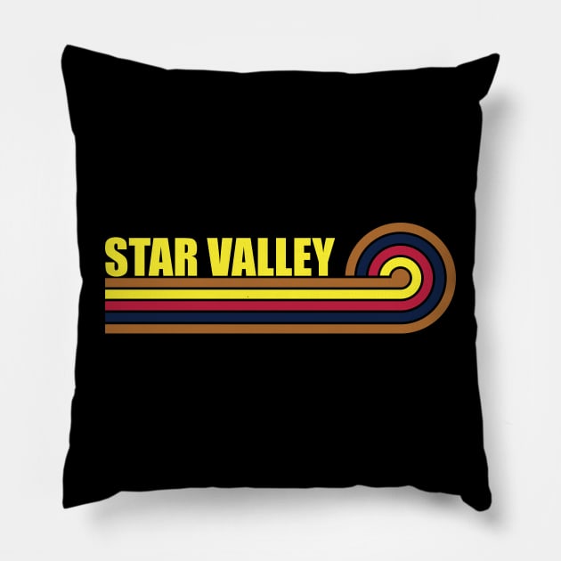 Star Valley Arizona horizontal sunset 2 Pillow by DPattonPD