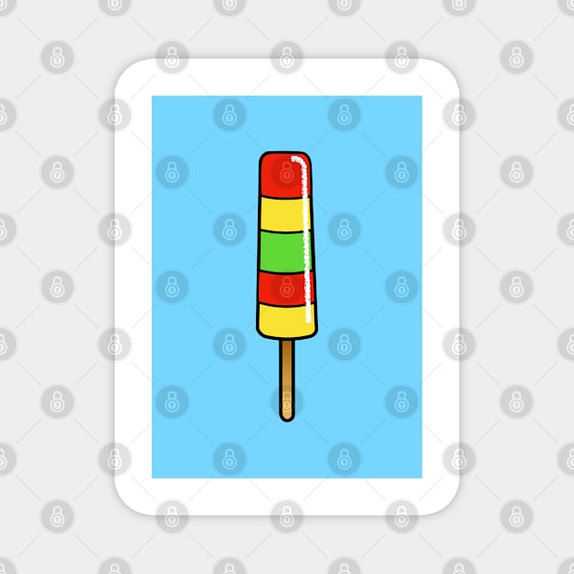 Traffic Light Ice Lolly Magnet by AdamRegester