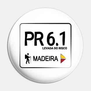 Madeira Island PR6.1 LEVADA DO RISCO logo Pin