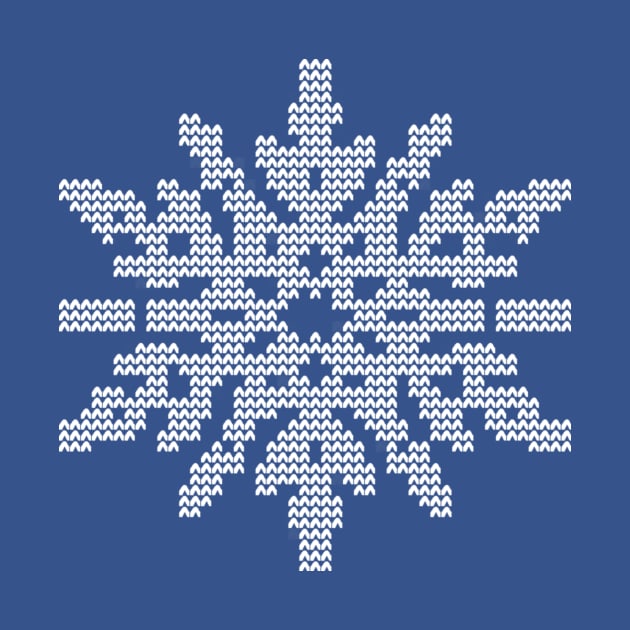 Snowflake Christmas Sweater by Bits