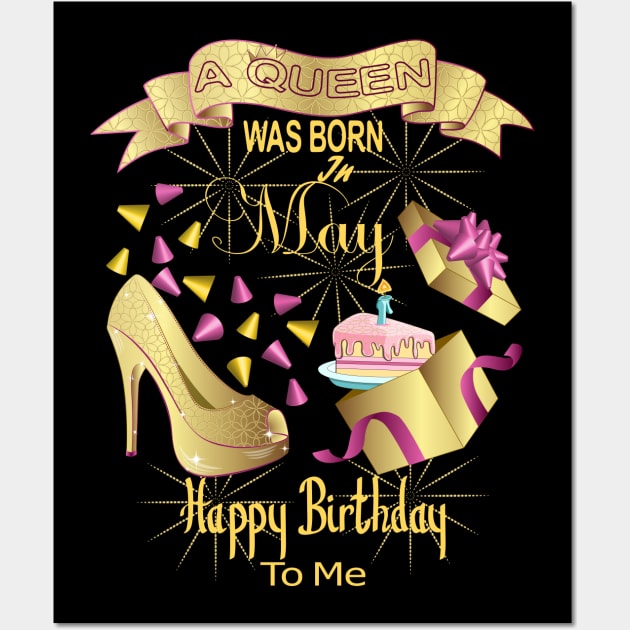 Kids A Queen Was Born In May 2012 Happy Birthday To Me T-Shirt Kids A Queen Was Born In May 2012 Happy Birthday To Me T-Shirt