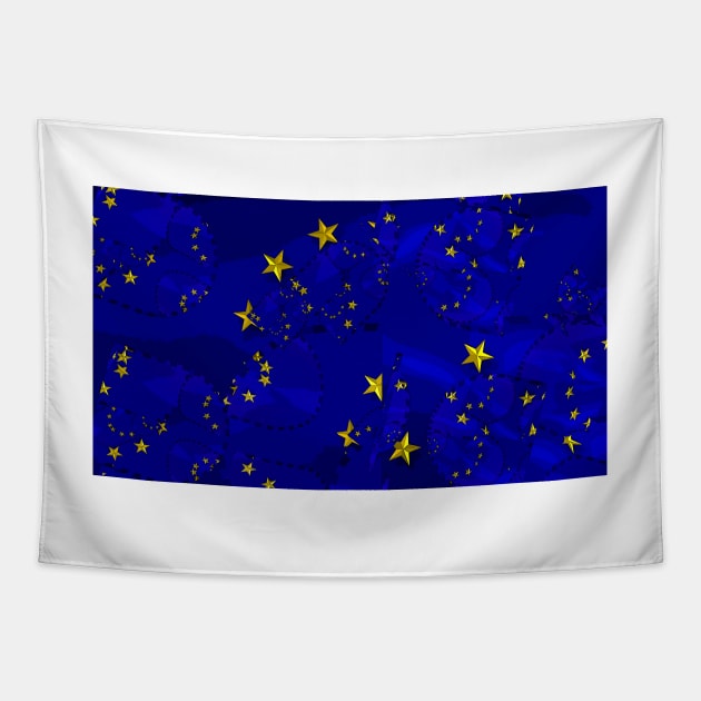 Eu Flag pattern Tapestry by bywhacky