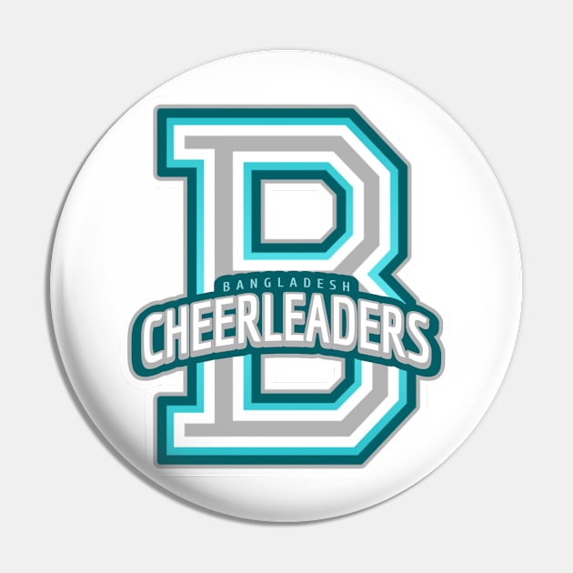 Bangladesh Cheerleader Pin by Tip Top Tee's